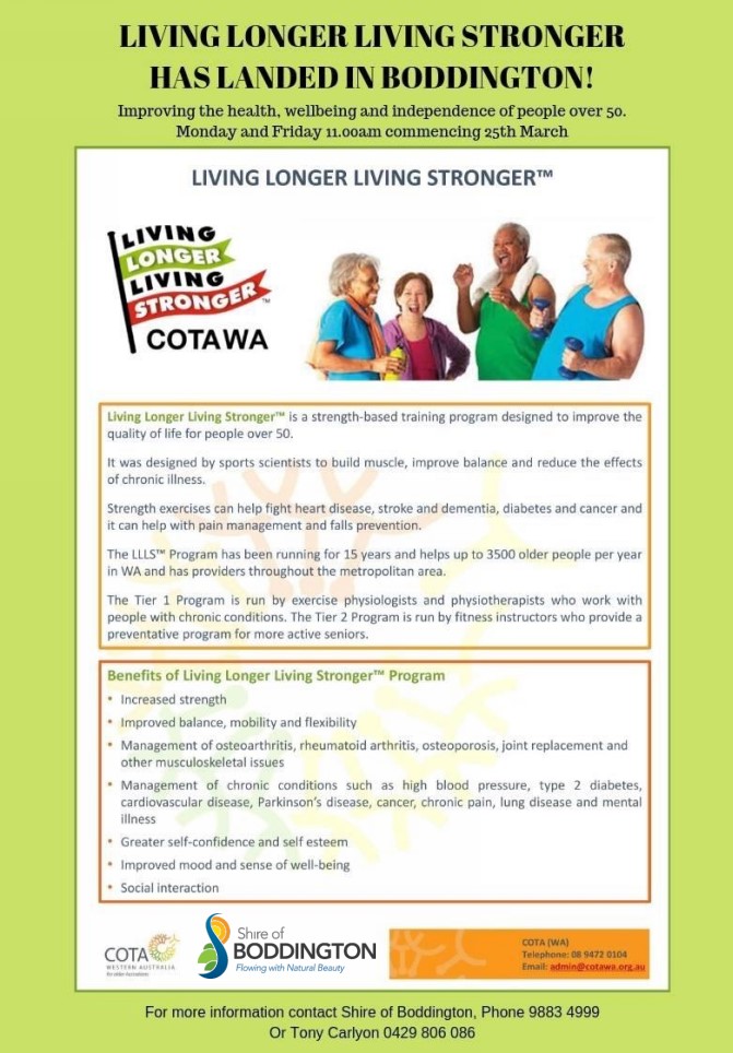 Living Longer Living Stronger