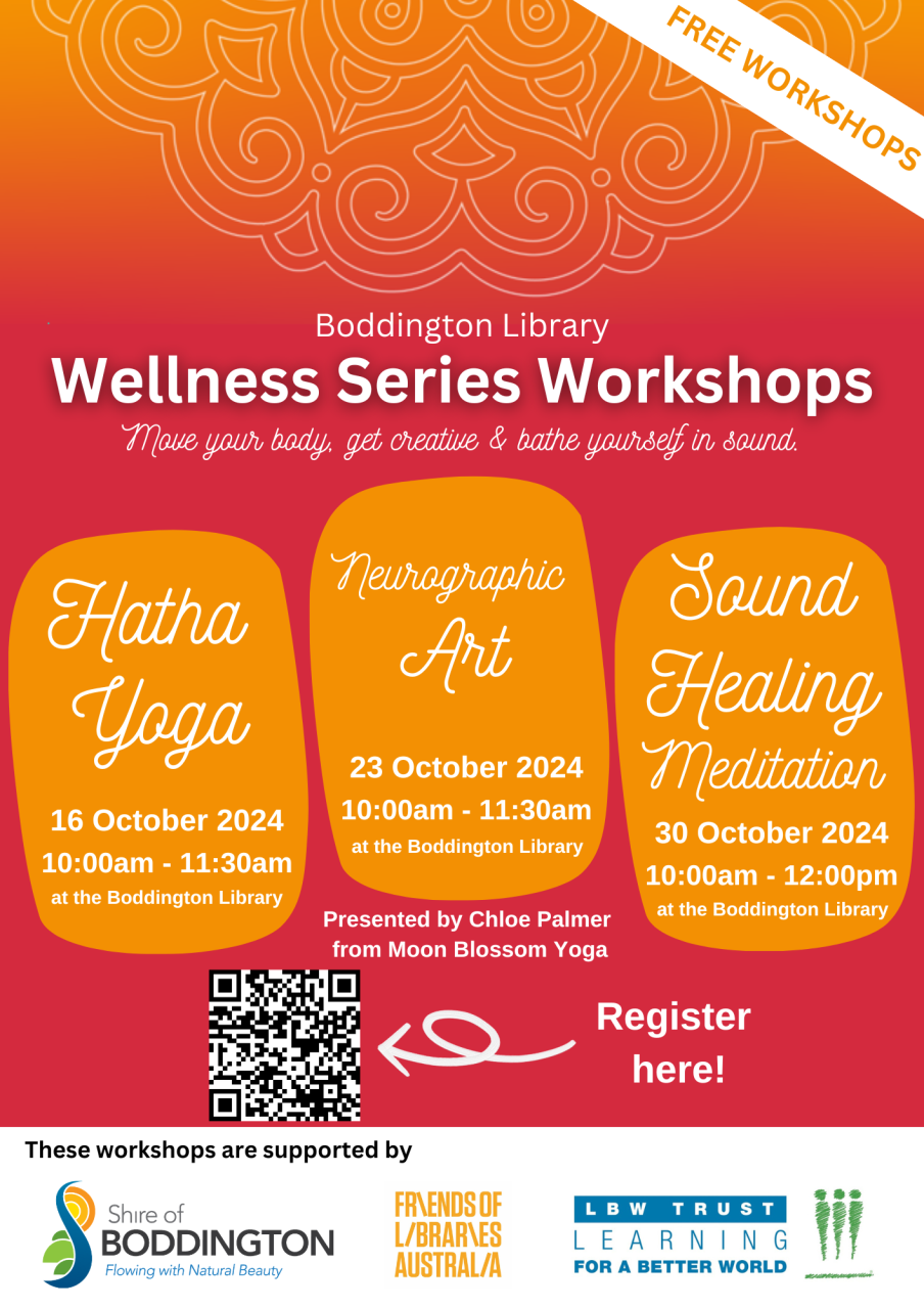 Boddington Wellness Series Workshops