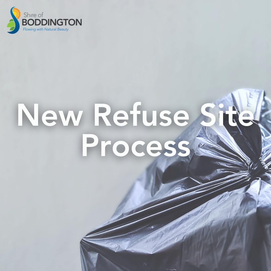 New Refuse Site Process - Effective  30 September 2024