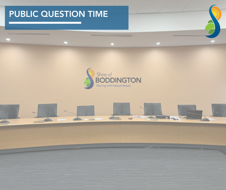 Public Questions in Ordinary Council Meetings