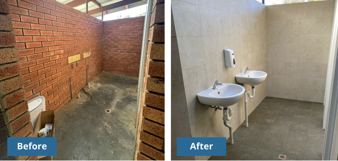 Newly Renovated Toilets at Hotham Park Now Open