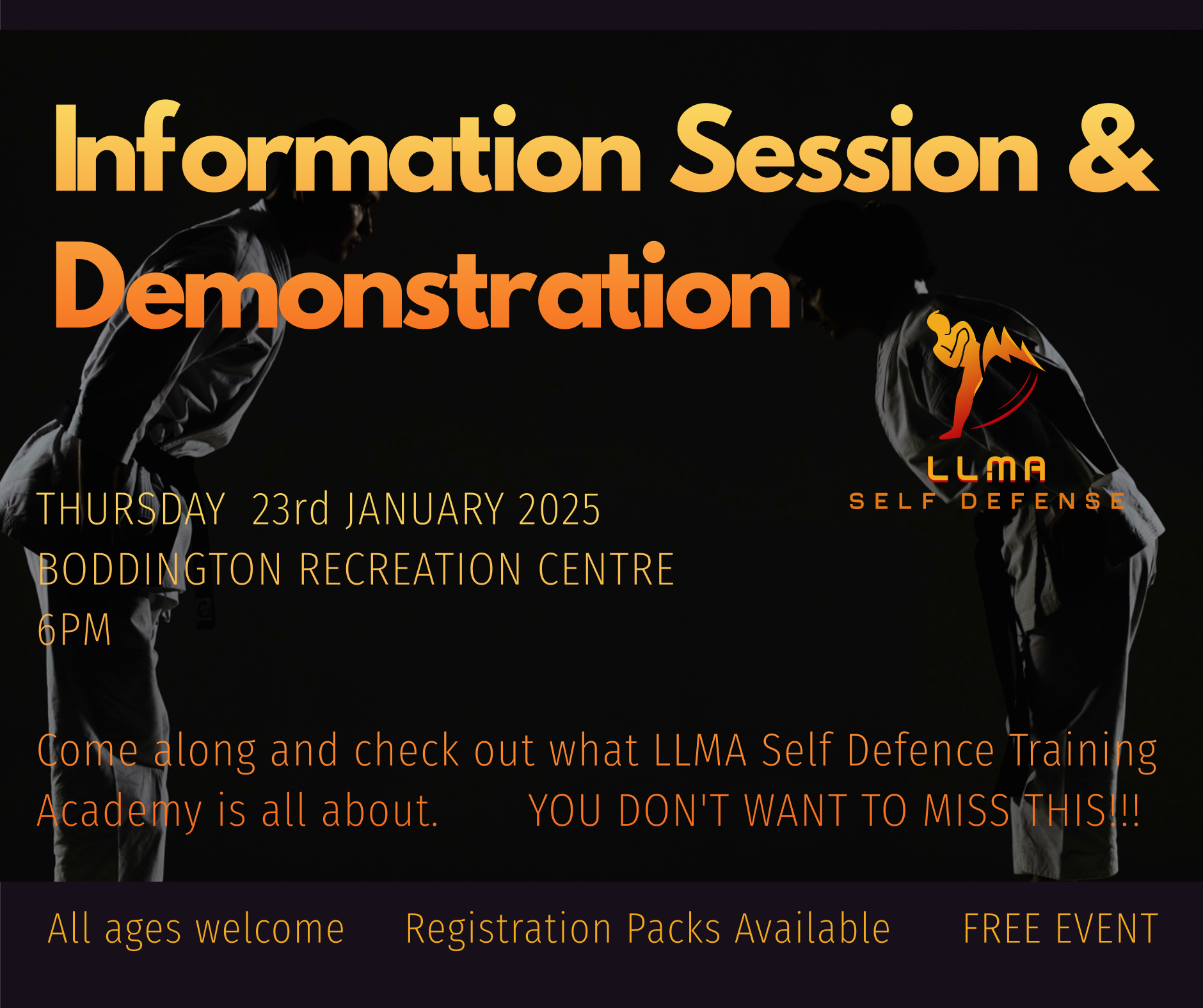 LLMA Self Defense Information Session & Demonstration